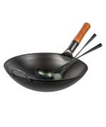 The Pan For Pancakes YOSUKATA Black Carbon Steel Wok Pan 14