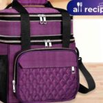 Stylish purple expandable lunch box