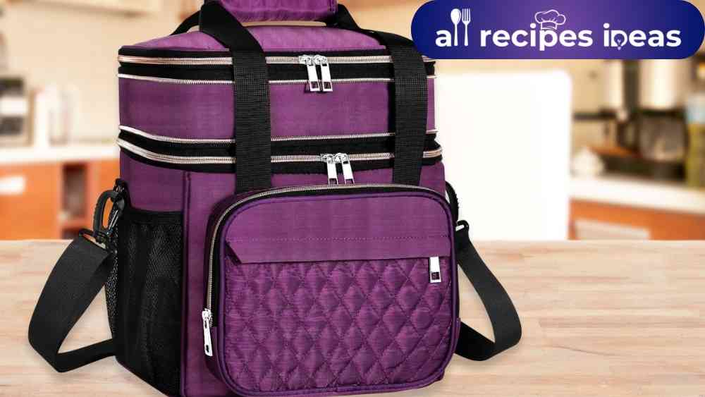 Stylish purple expandable lunch box